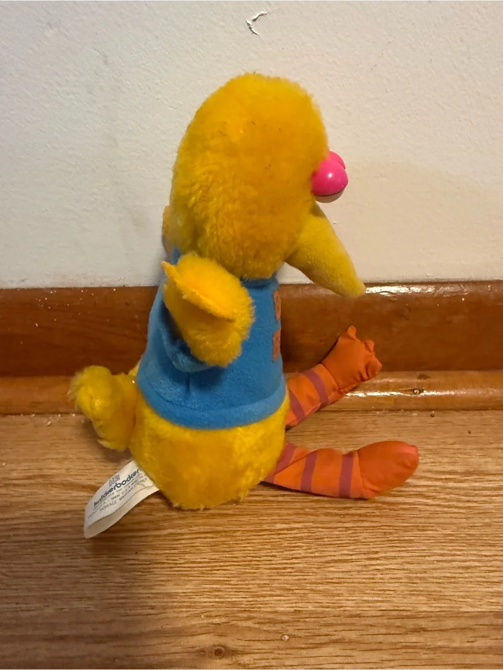 Vintage 1981 Sesame Street Big Bird 9” Knickerbocker Plush Toy